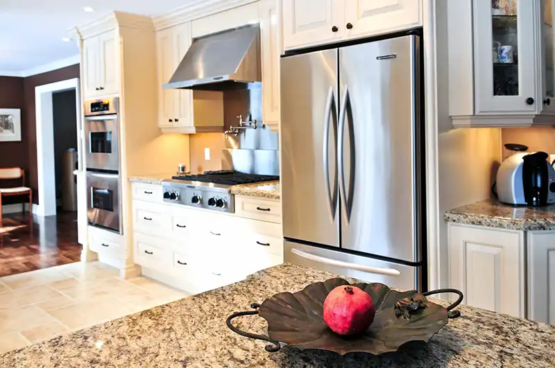 Refrigerator in a modern kitchen